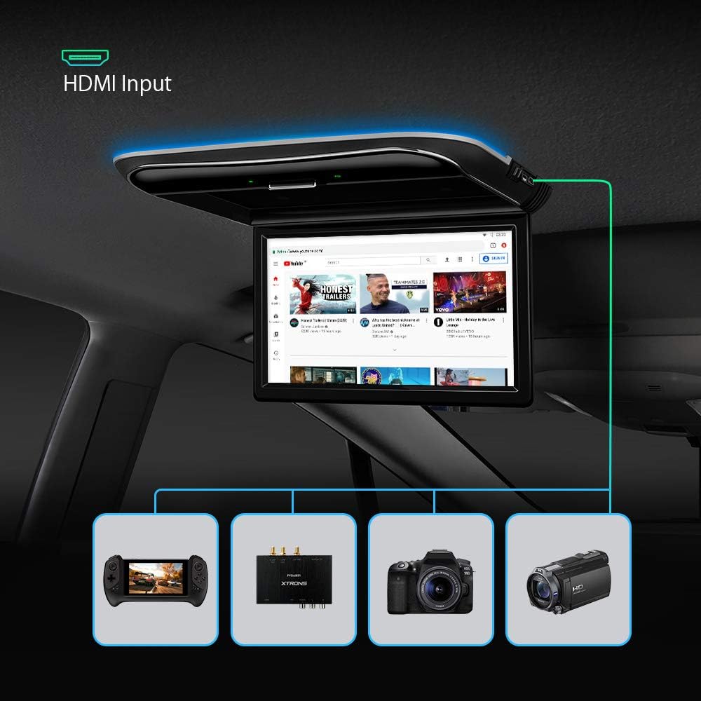 11.6 Inch Overhead Car Monitor with Built-in Stereo Speakers O765783