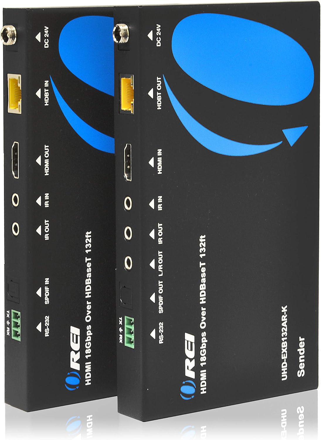4K HDMI Extender Balun Over Single CAT5e/6/7 Cable Up to 400 Ft M747599