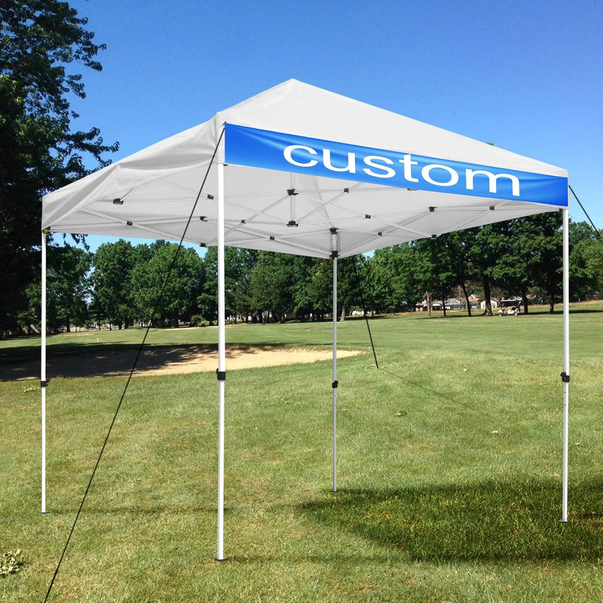 Navy 10x20 FT Pop Up Canopy Tent with Carry Bag X7184