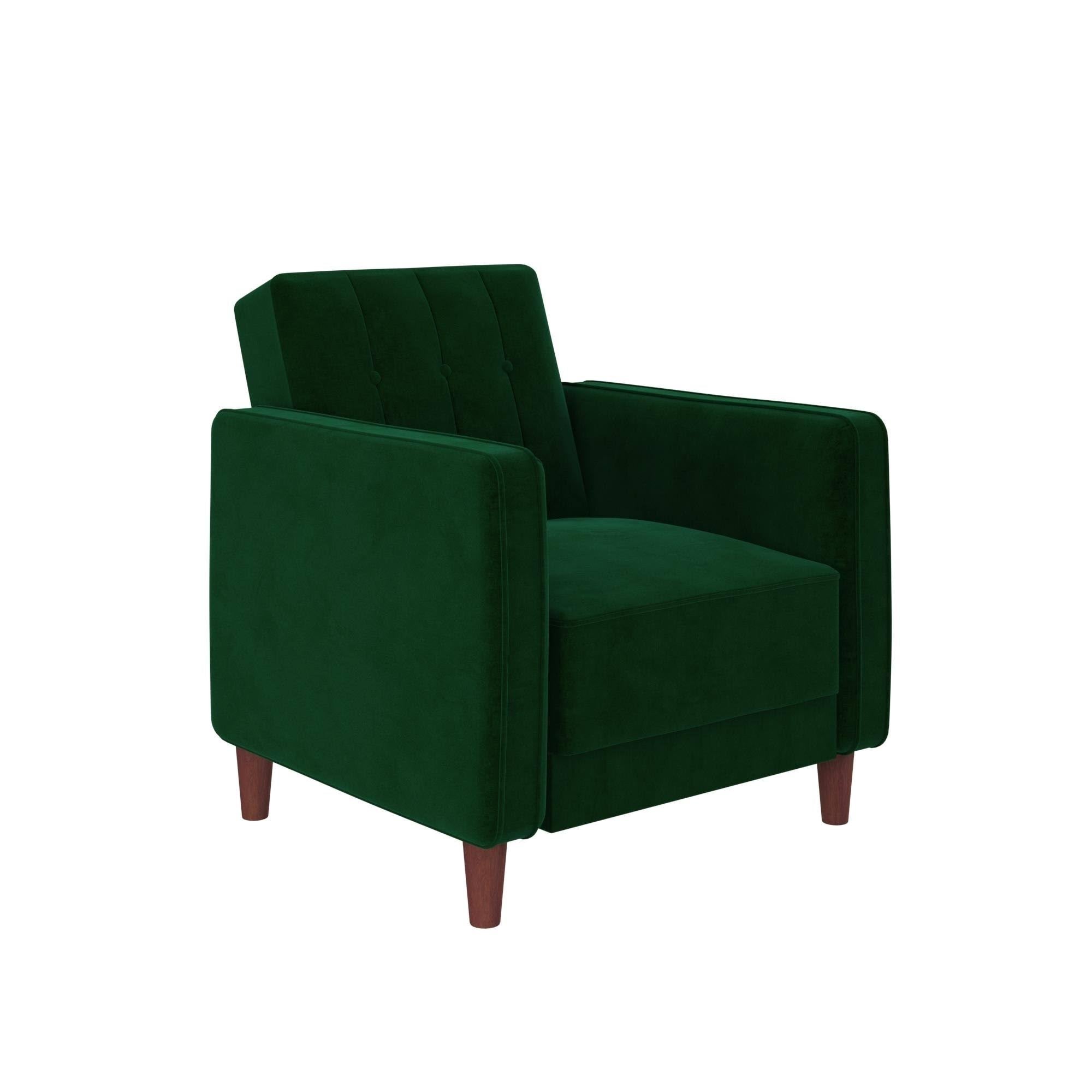 Pink Tufted Accent Chair D108