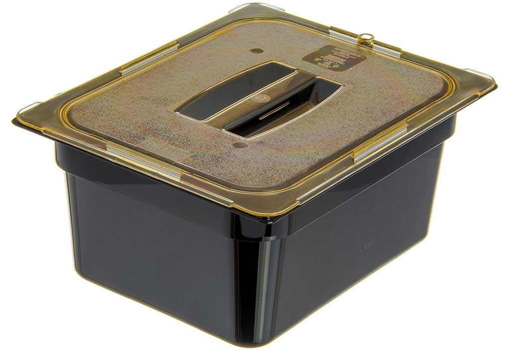 Black Half-Size Food Pan, 8.7 qt, Case of 6 T907111