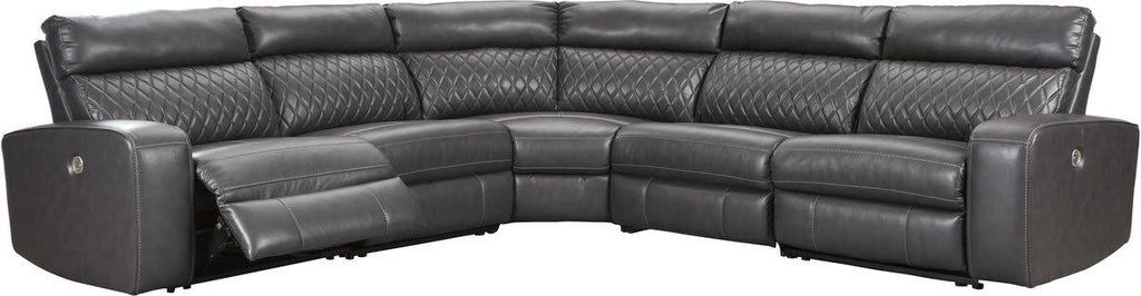 Gray Power Recliner L372007