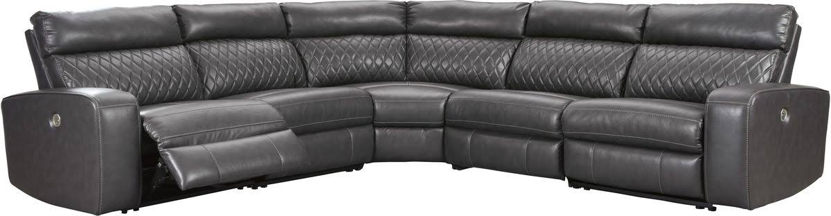 Gray Power Recliner L372007