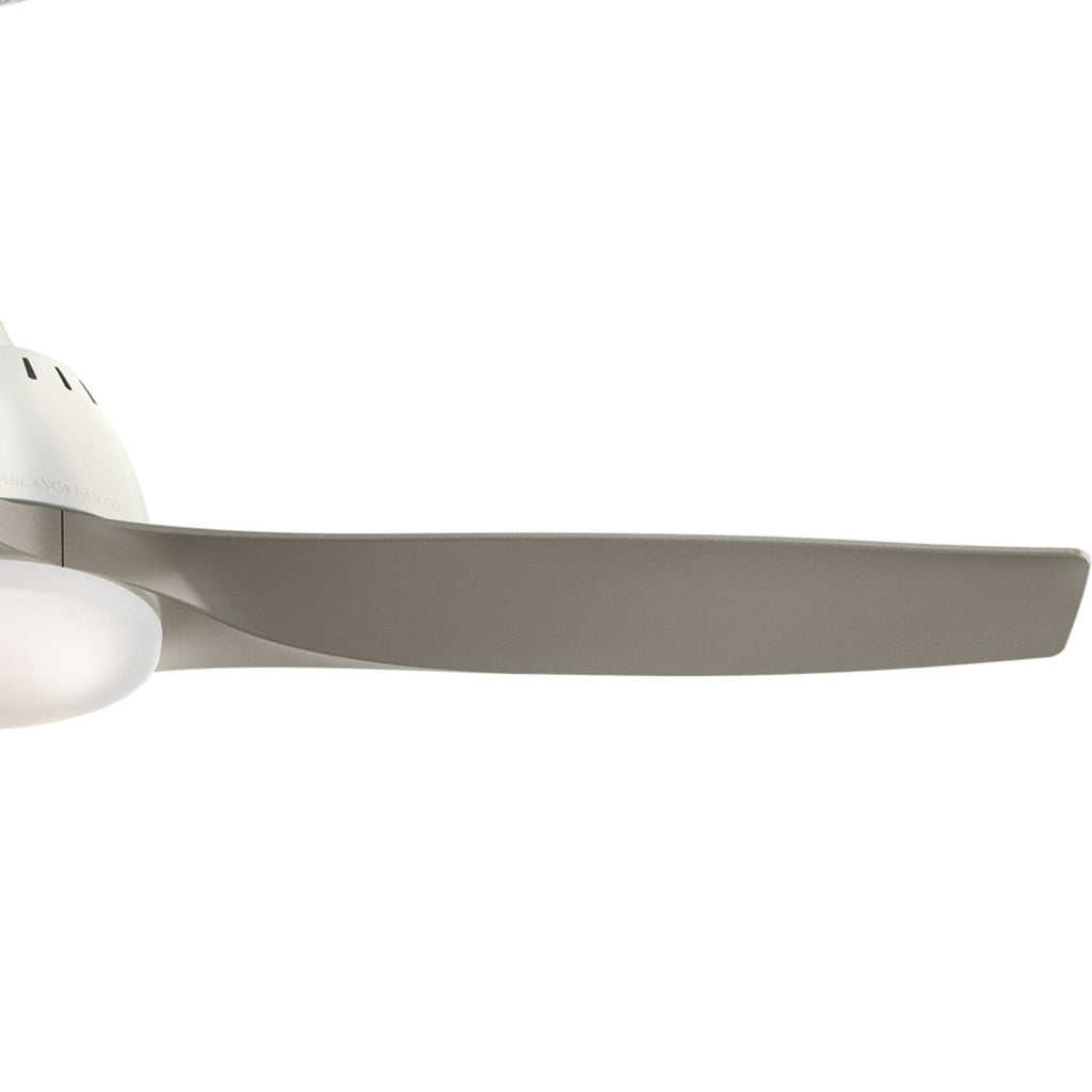 Fresh White Ceiling Fan with Light O9866