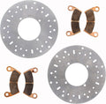 Front Brake Rotors Disc & Brake Pads P669469