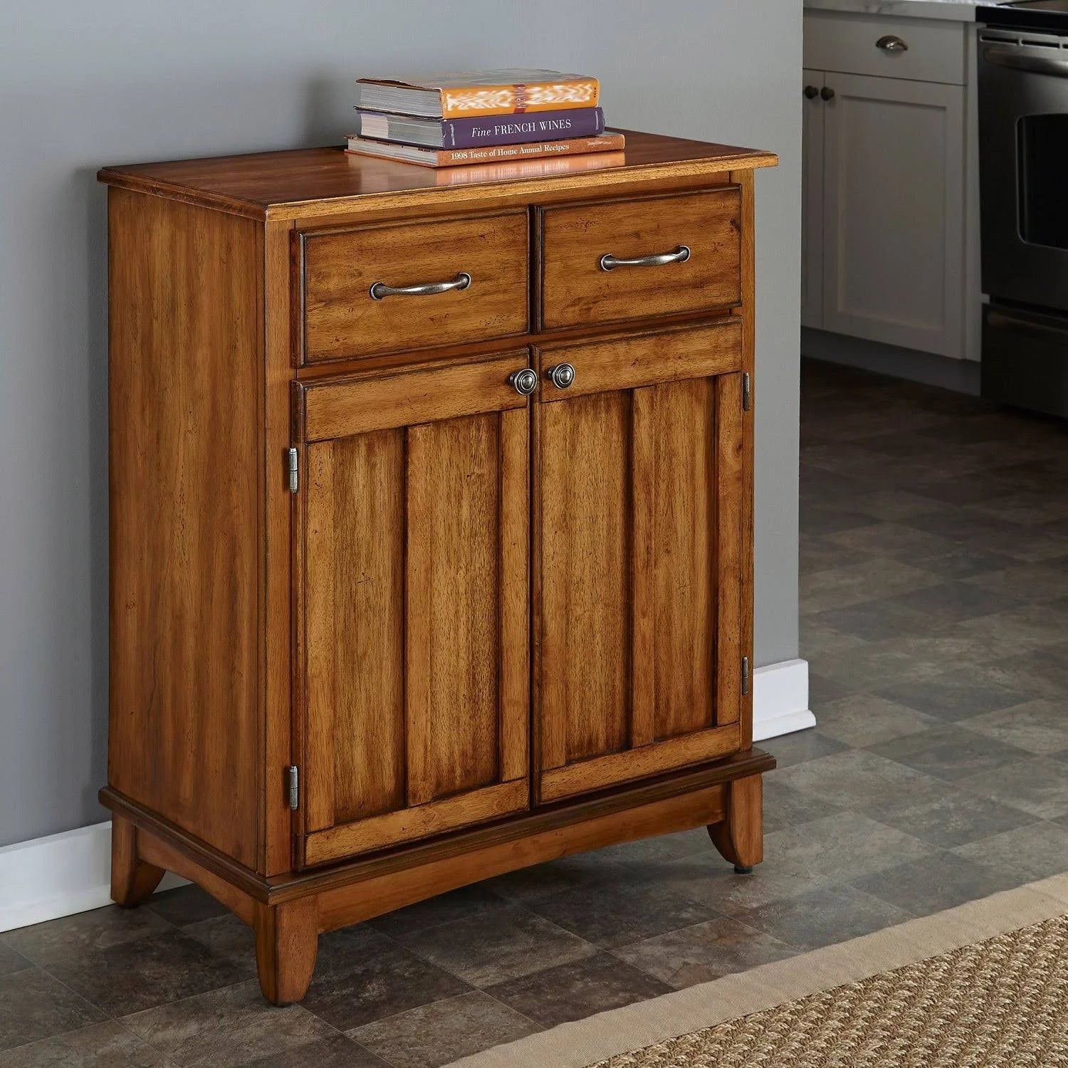 Buffet with Wood Top N362328