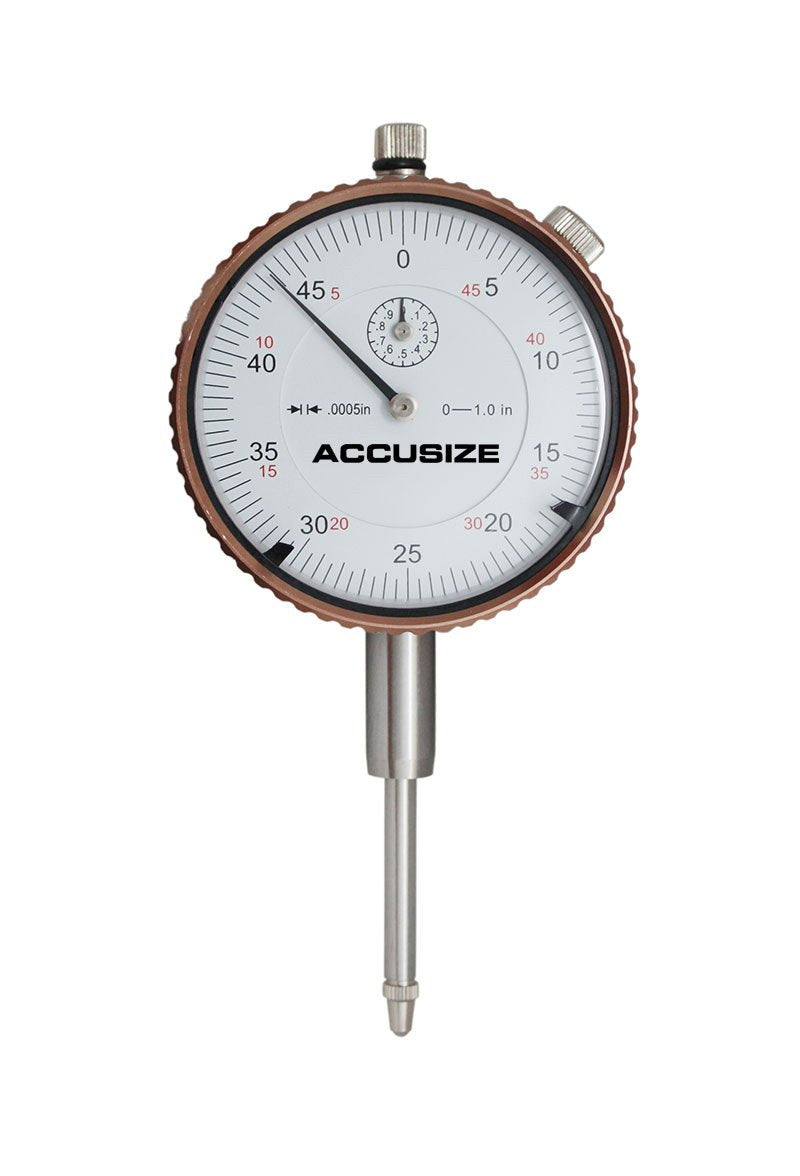 0-1'' by 0.0005'' Dial Indicators, Pack of 2 J334