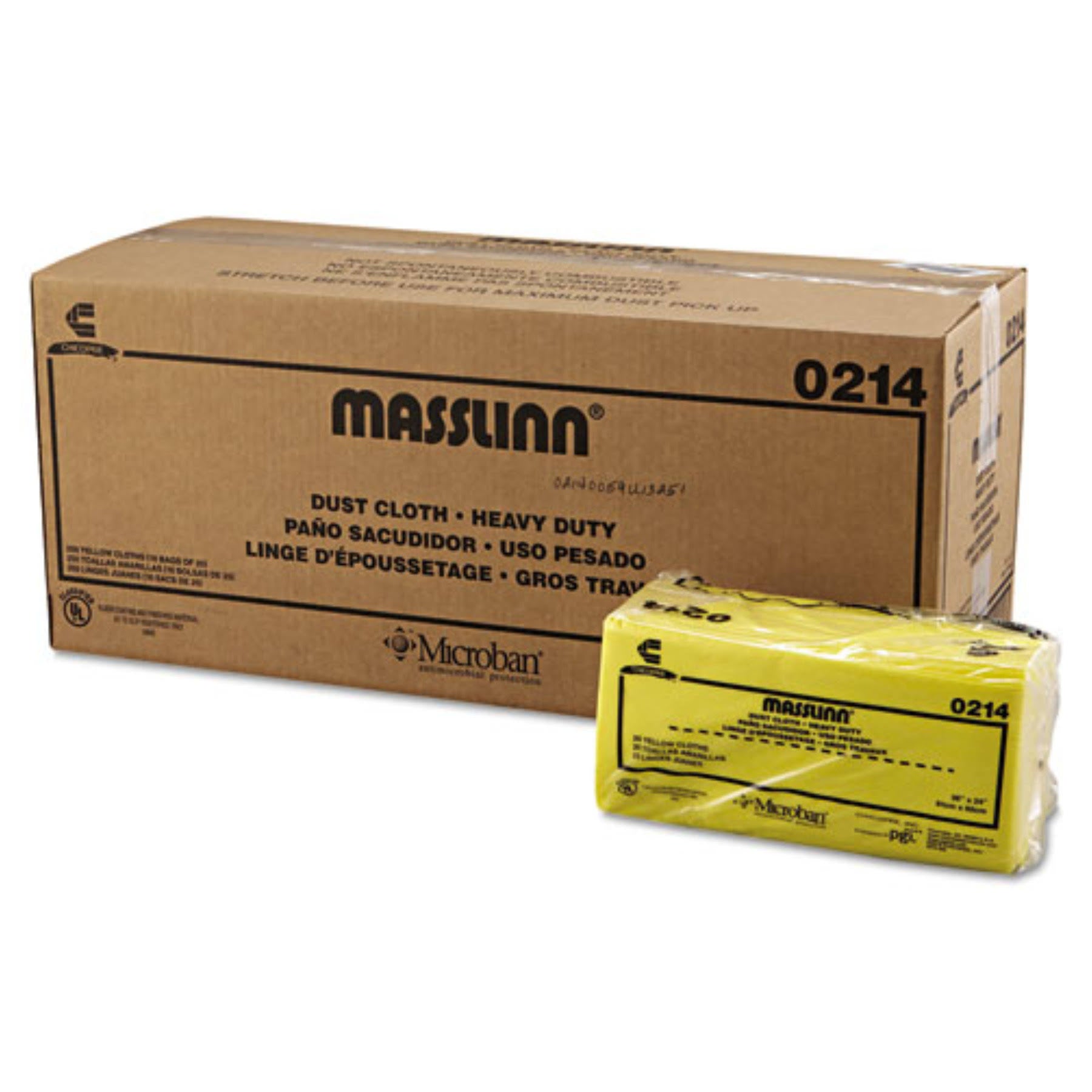Yellow Dust Cloths 40 x 24, 250/Carton S49689