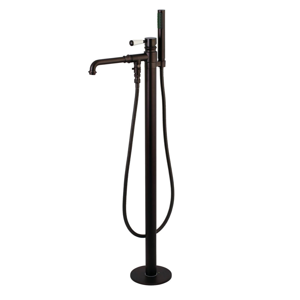 Oil Rubbed Bronze Freestanding Tub Faucet with Hand Shower I1568
