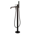 Oil Rubbed Bronze Freestanding Tub Faucet with Hand Shower I1568