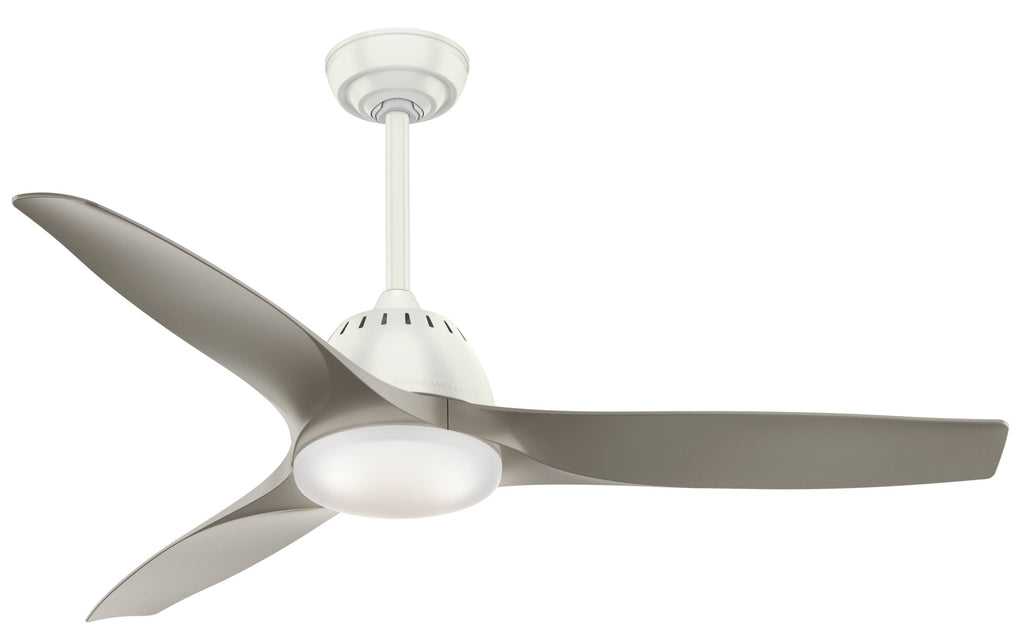 Fresh White Ceiling Fan with Light O9866