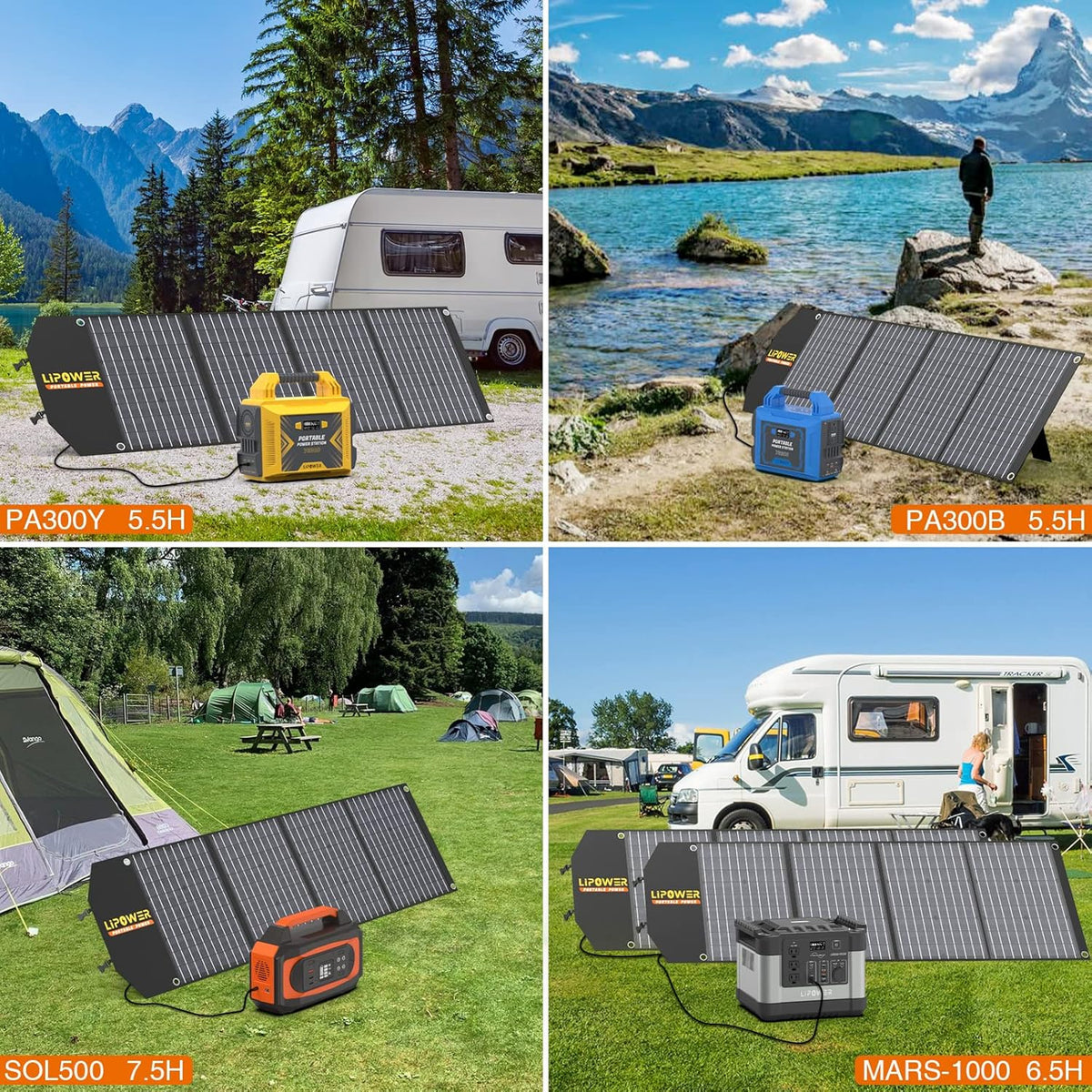 100W Portable Solar Panel 18V Foldable Solar Charger with USB Type-C PD Output N8568