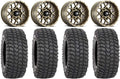Bronze 14 Wheels 30 Tires 4x156 Bolt Pattern 12mmx1.5 Lug Kit G14140