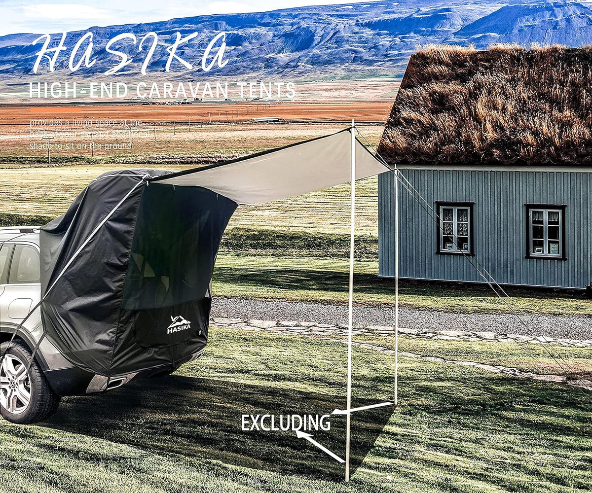 Black Waterproof 3000MM Tailgate Shade Awning Tent Z755656
