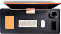 Black Leather Desk Pad 36" x 15" G999