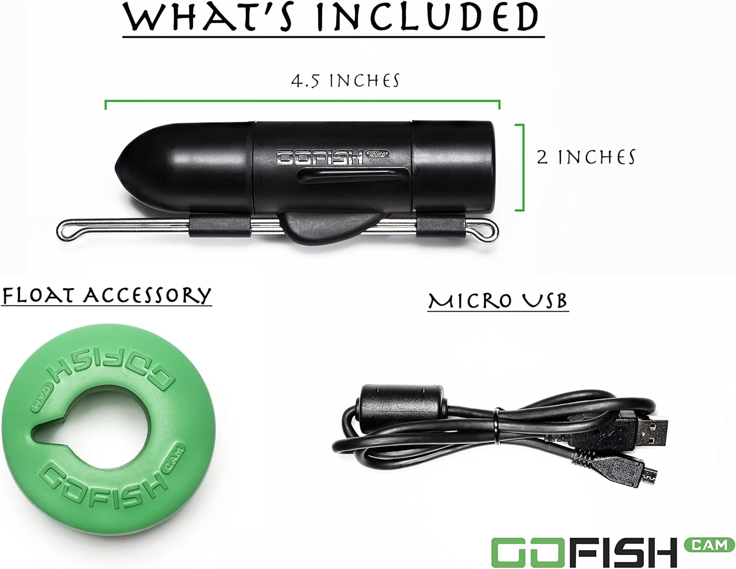 Black Wireless Underwater Fishing Camera J94945