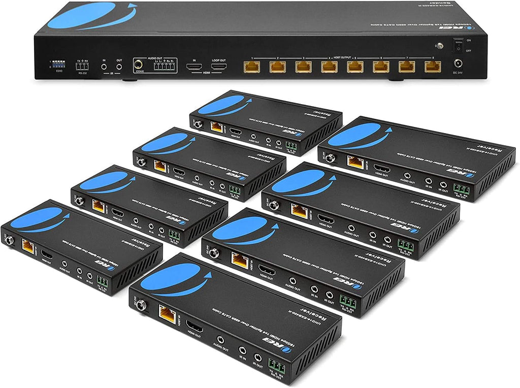 HDMI Extender Splitter 4K 4:4:4 HDCP 2.2 HDR O93935