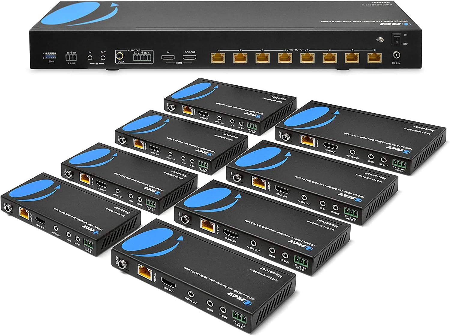 HDMI Extender Splitter 4K 4:4:4 HDCP 2.2 HDR O93935