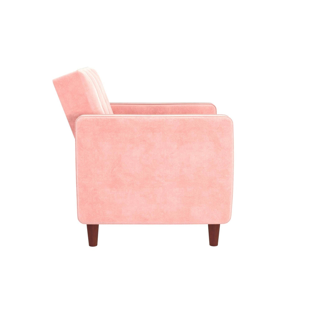 Pink Tufted Accent Chair D108