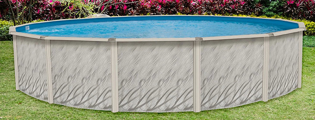 12' Round 52" Wall Above-Ground Swimming Pool with Full Start-Up Kit G35840