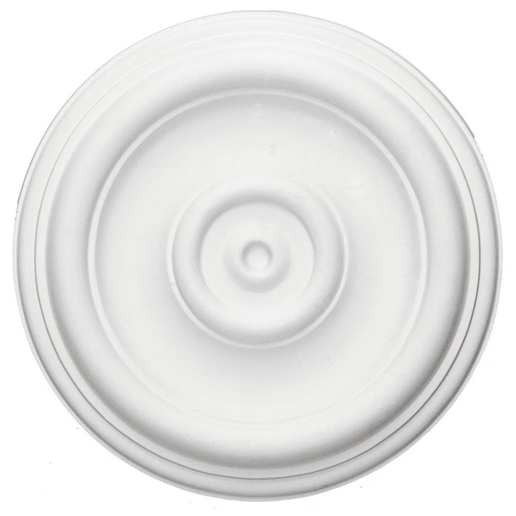 12 inch x 1 inch Hand-Painted Pearl White Ceiling Medallion K63105