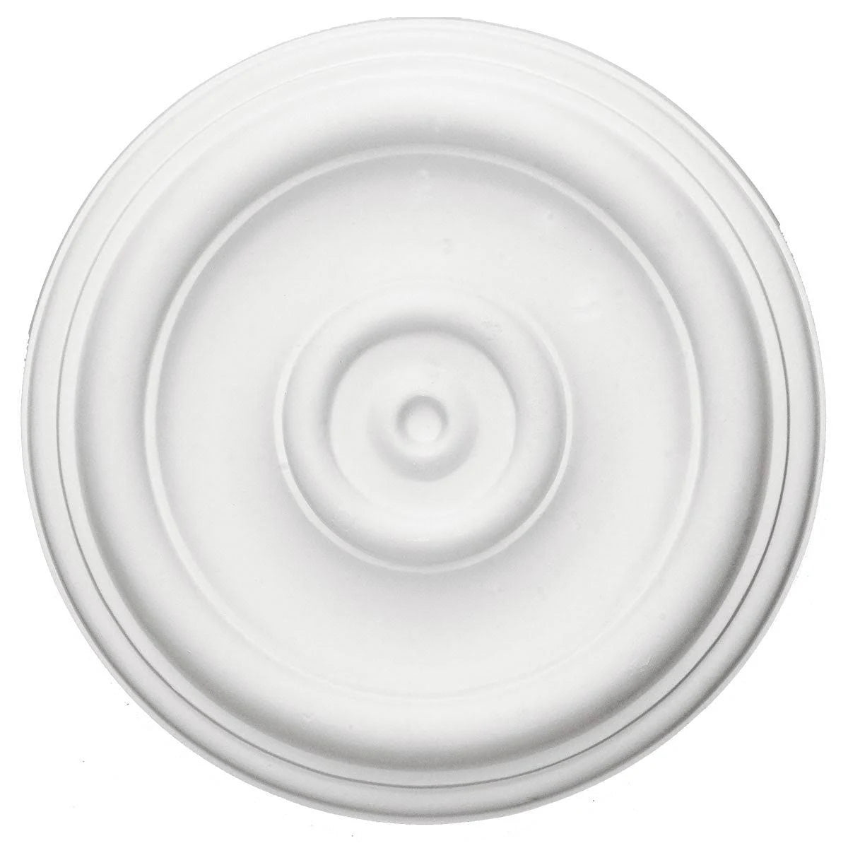 12 inch x 1 inch Hand-Painted Pearl White Ceiling Medallion K63105