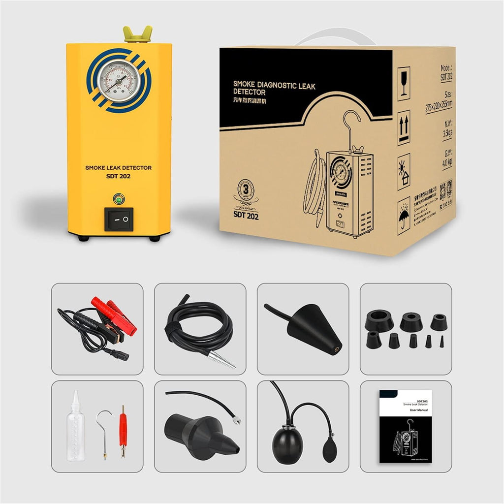 Automotive Smoke Machine Leak Tester with Pressure Gauge J312