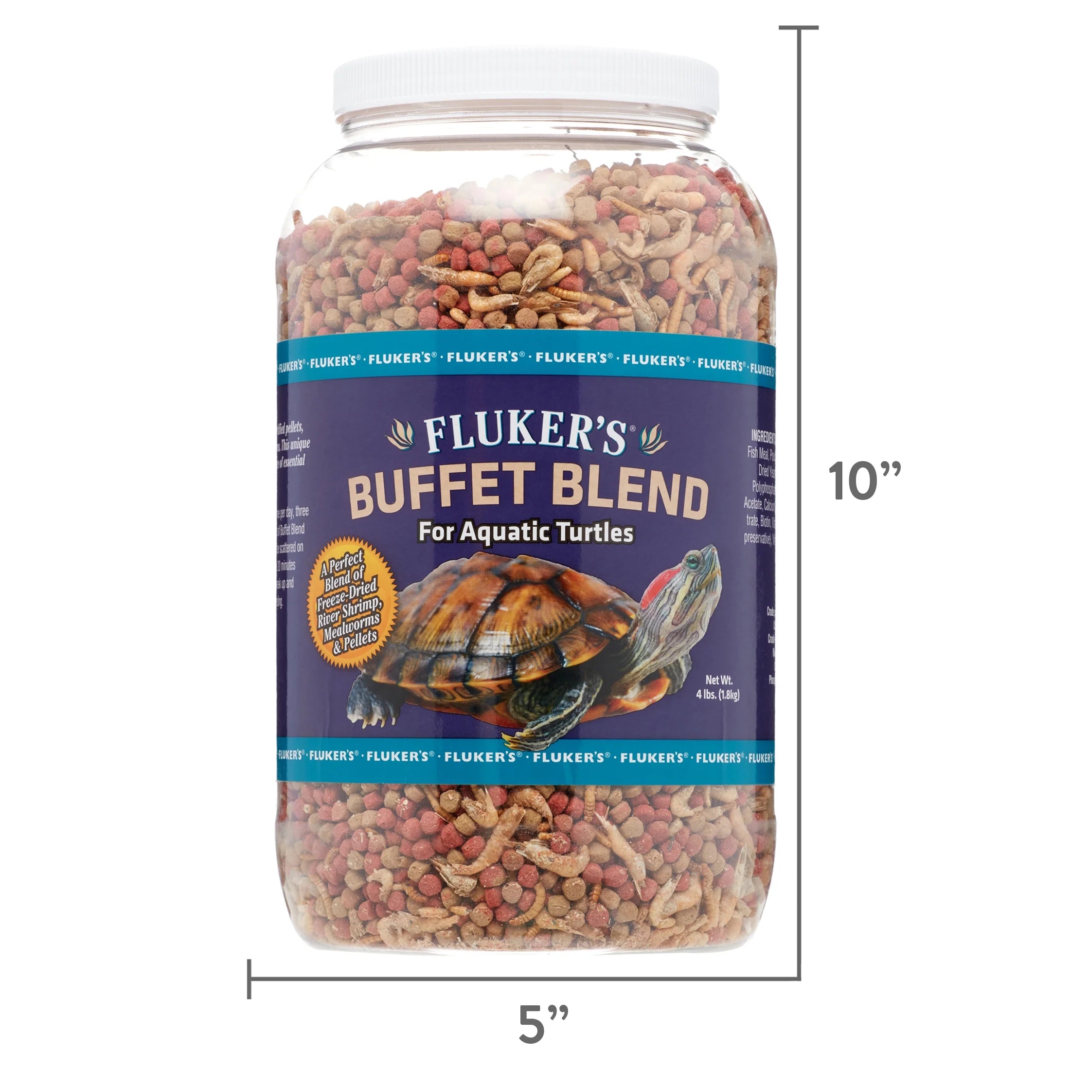 Buffet Blend Turtle Food, 4 lb J3082