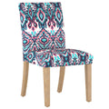 Dining Chair Printed Navy/Pink A9062