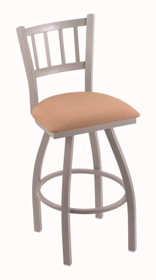 Swivel Counter Stool with Anodized Nickel Finish O6987