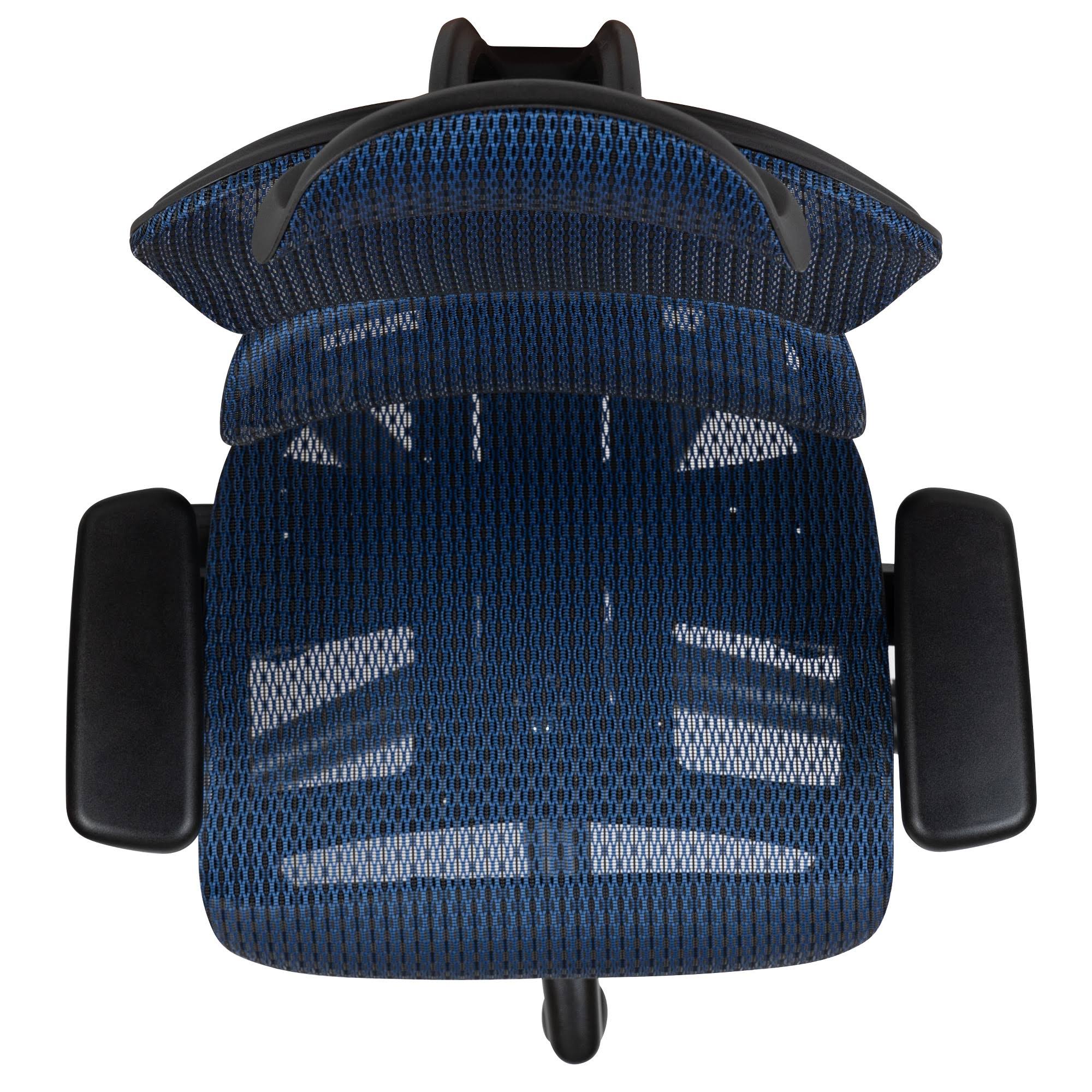 Ergonomic Mesh Office Chair with Lumbar Support, Blue Y723