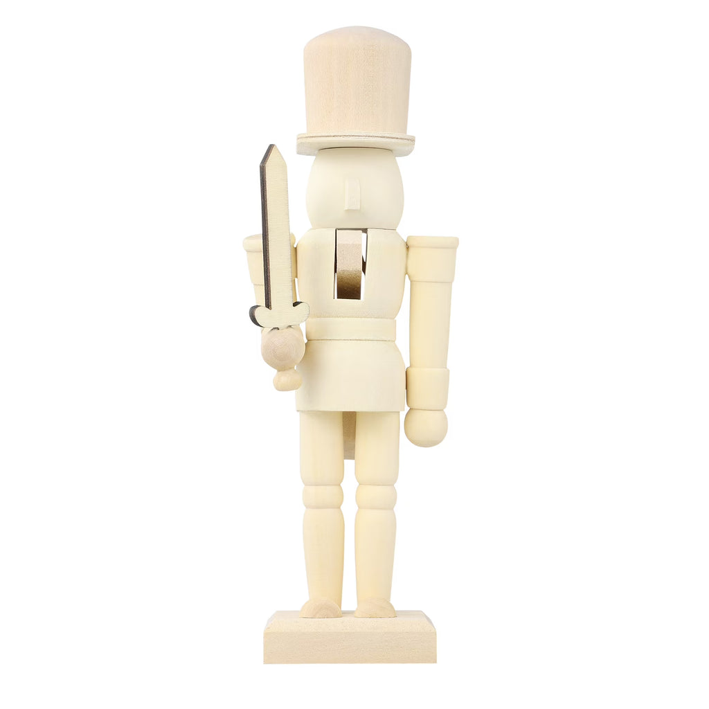 Unfinished Wooden Nutcracker Soldier F15047