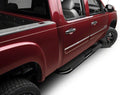 Black 4-Inch Oval Bent End Side Step Bars L127210
