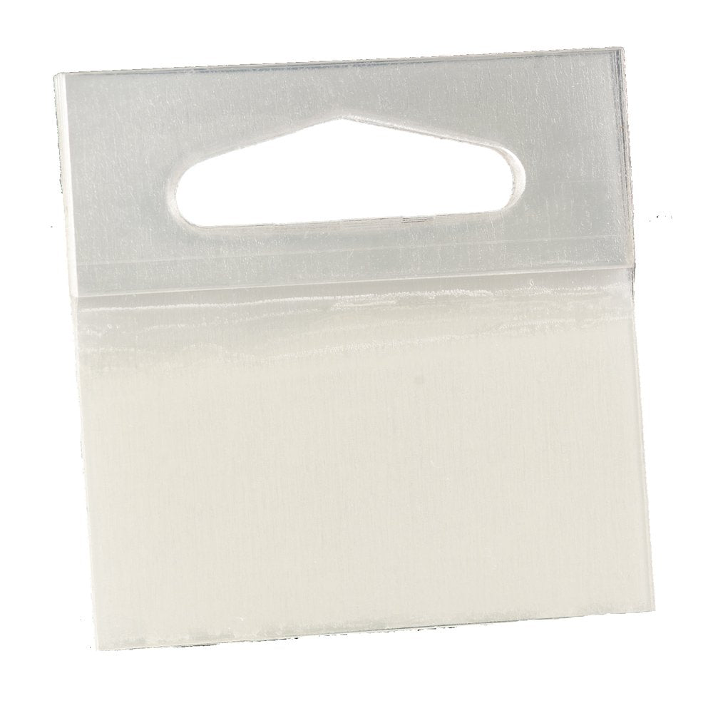 Clear 2 in x 2 in Hang Tabs, 500 per case G1418