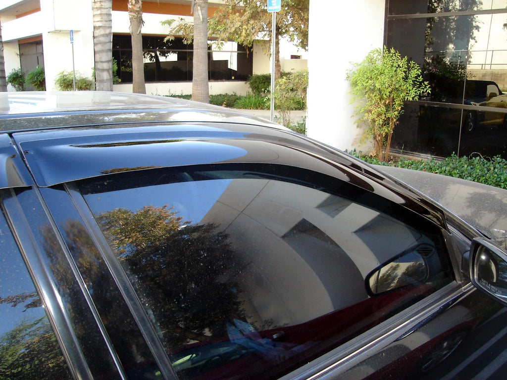 4 Pcs Dark Smoke Window Visor Deflector Rain Guard K617949