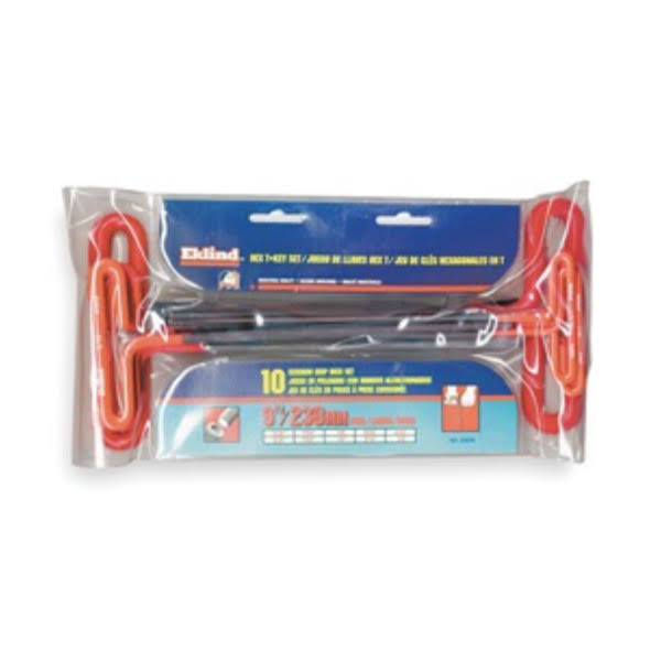 10 Pc SAE T-Handle Hex Key Set H879229