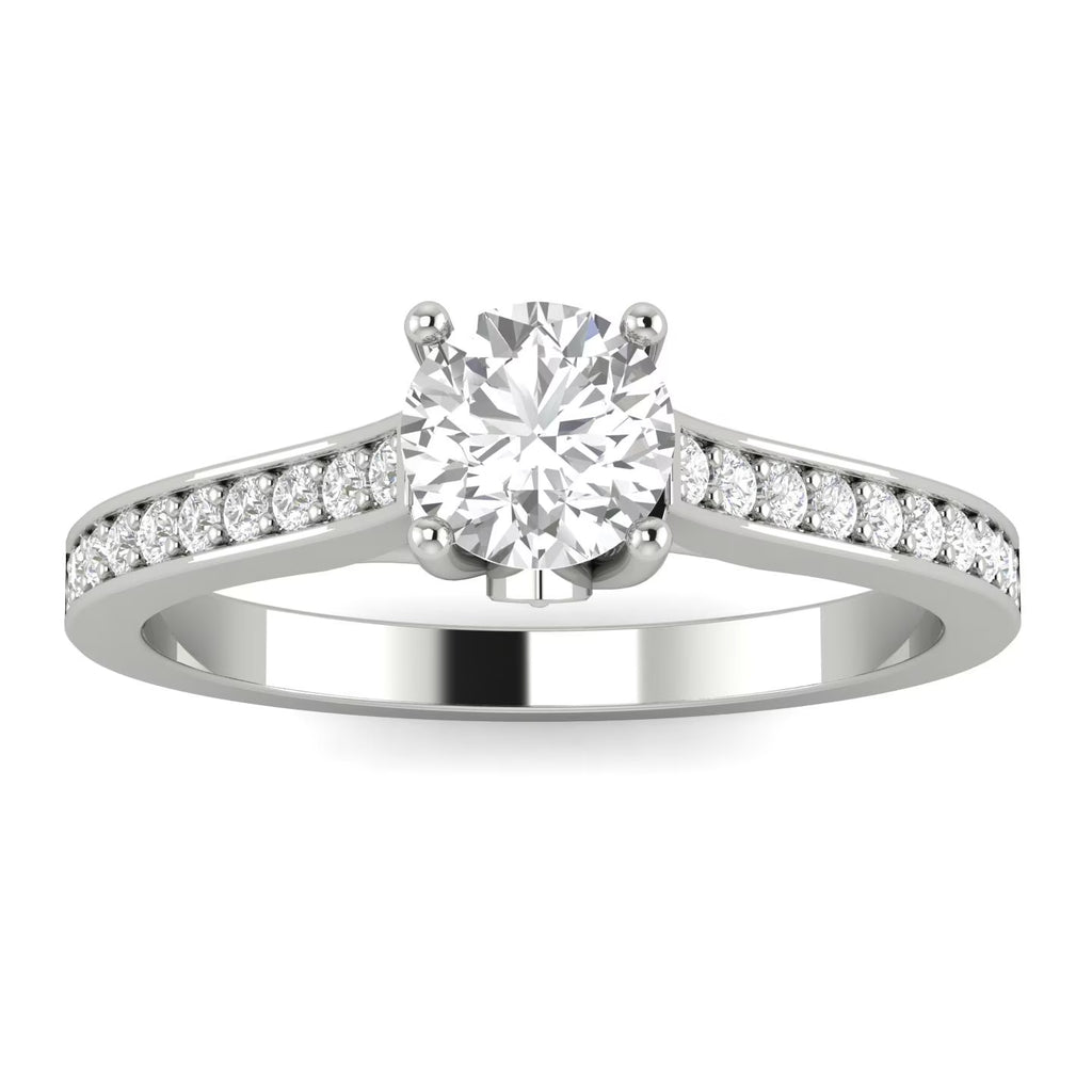 10k White Gold Diamond Engagement Ring H6033