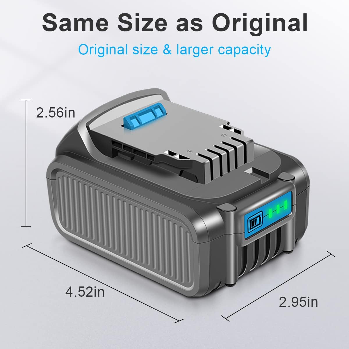 20V 6.0Ah Battery with LED Indicator G128923