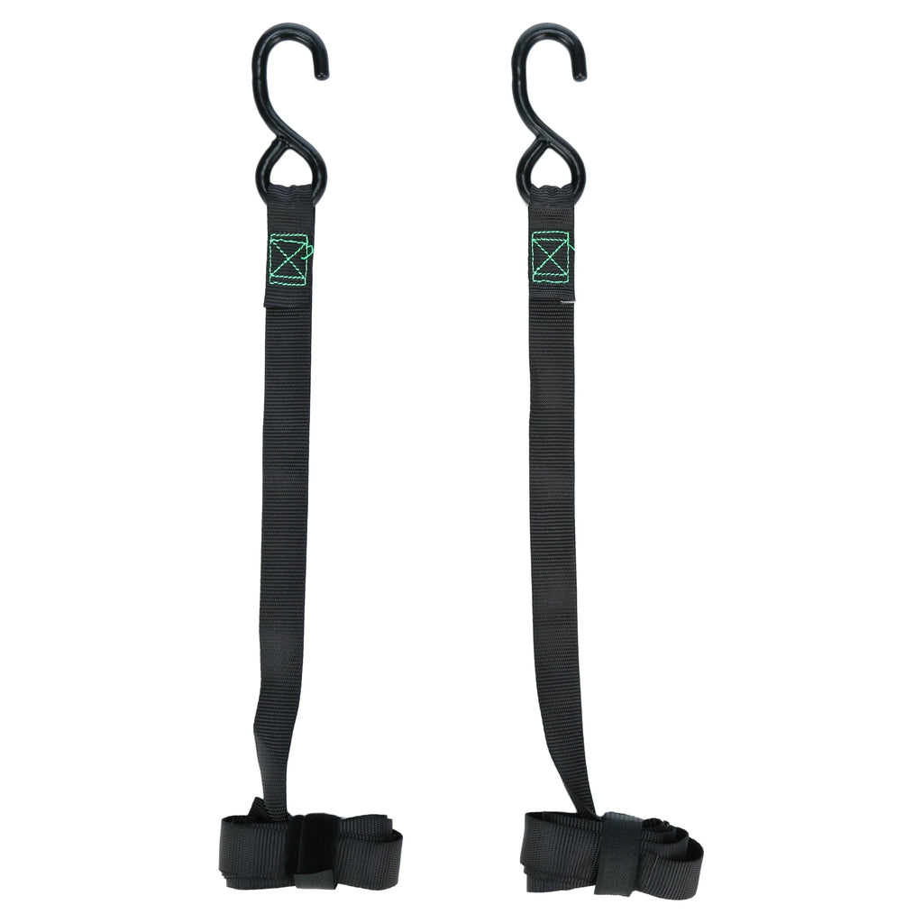 2 Pack Black Ratchet Tie Down X823