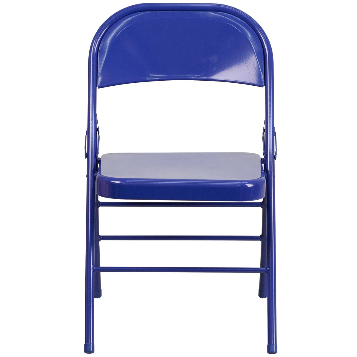 Cobalt Blue Metal Folding Chair M752