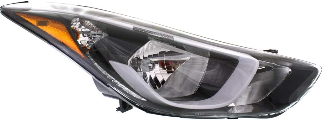 Passenger Side Headlight Assembly for Hyundai Elantra 2014 2015 2016 E54588