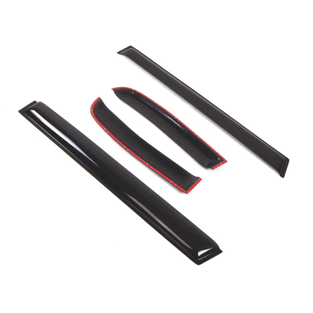 4 Pcs Dark Smoke Window Visor Deflector Rain Guard K617949