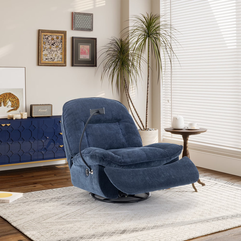Oversized Electric Recliner Chair with Mobile Phone Bracket T96318