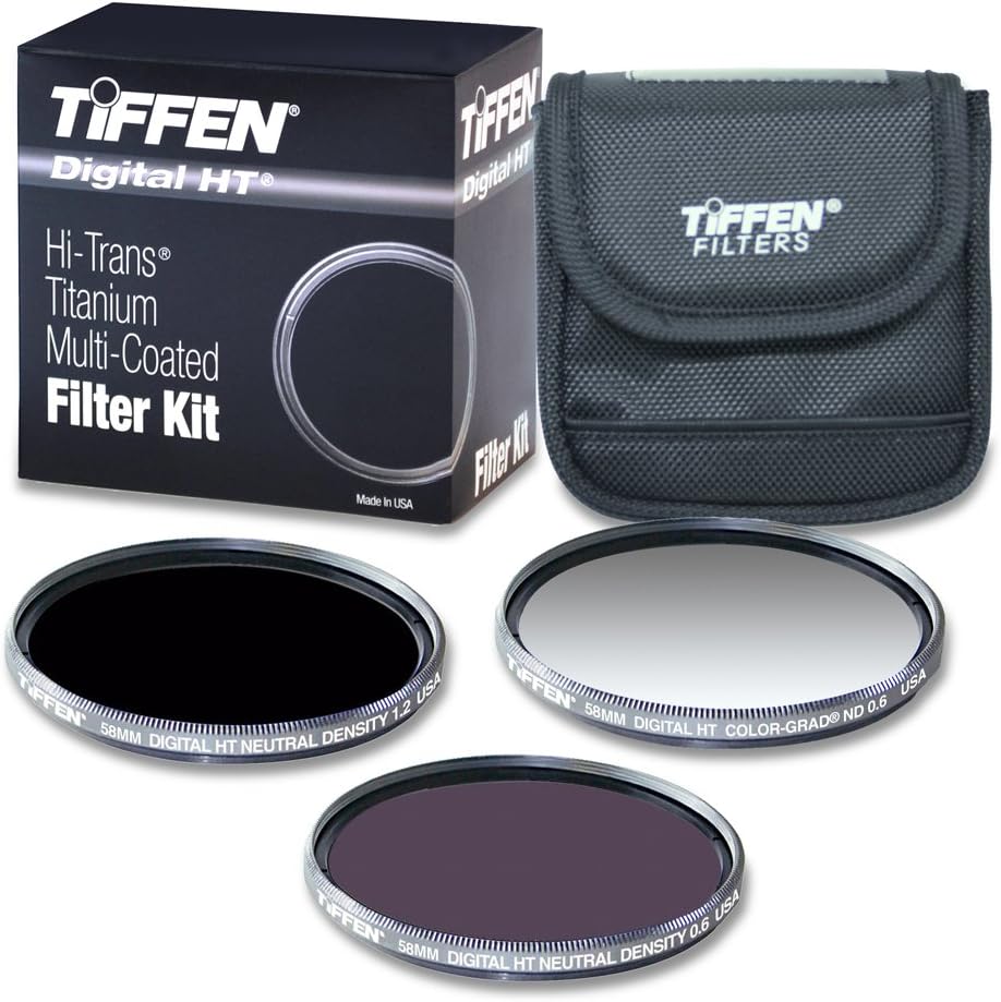 58MM ND Kit with ND 0.6, 1.2 and Color Grad ND 0.6 T9960