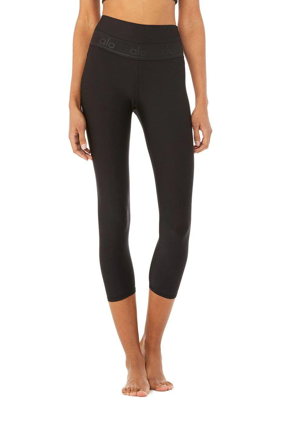 High-Waist Fitness Capri - Black D183684