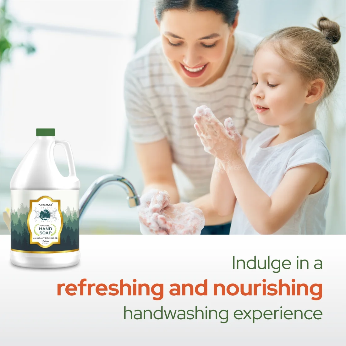 Foaming Hand Soap Refills Honey Almond 128 fl oz R355848