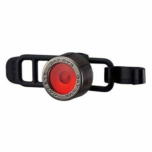 Chrome Black Bicycle Rear Safety Light I726623