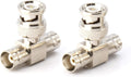 BNC T Adapter Coax Splitter 1 Male to 2 Female Ports R7323