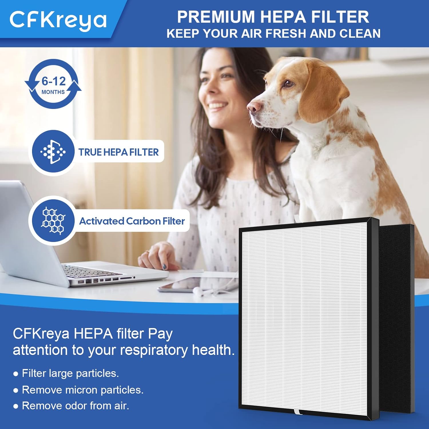 H13 True HEPA Filter & Carbon Filters & Pre-Filters D7367