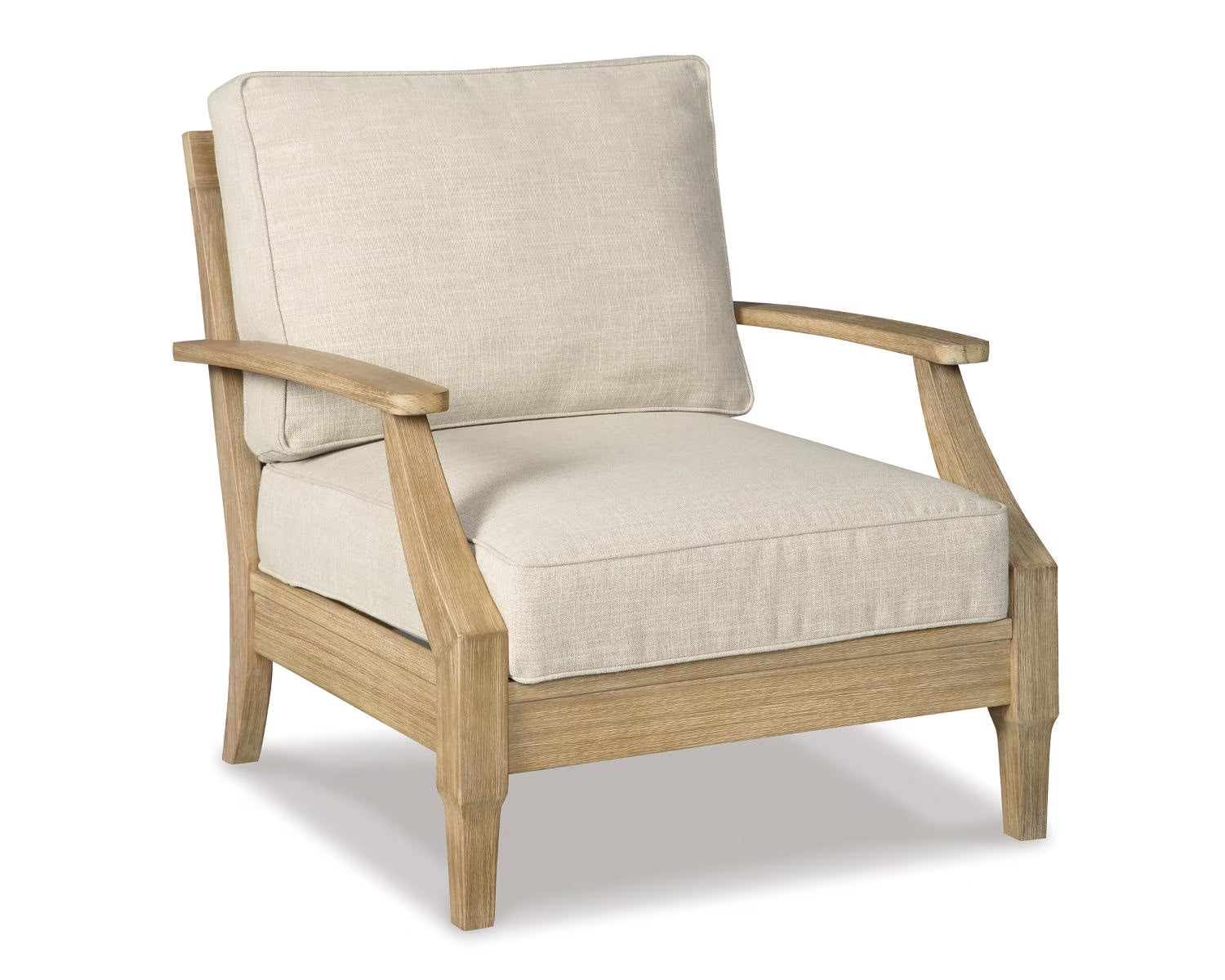 Beige Lounge Chair with Cushion O30511